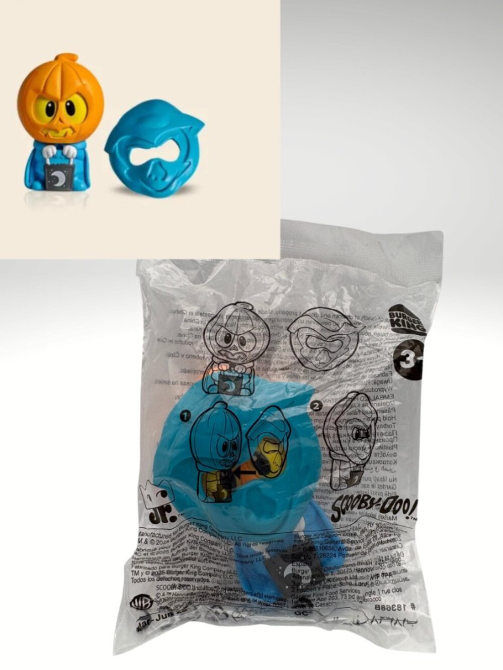 SEALED Scooby-Doo! Headless Horsemen Ghost Mask Burger King 2025 (SKU: 833TO)